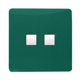 ART-2TLPDG  Twin Telephone Dark Green